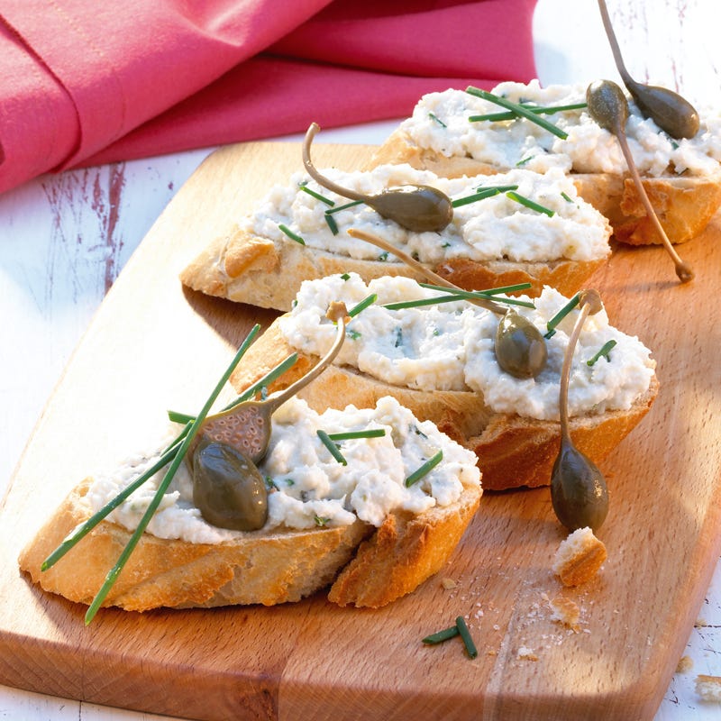 Crostini mit Hähnchencreme