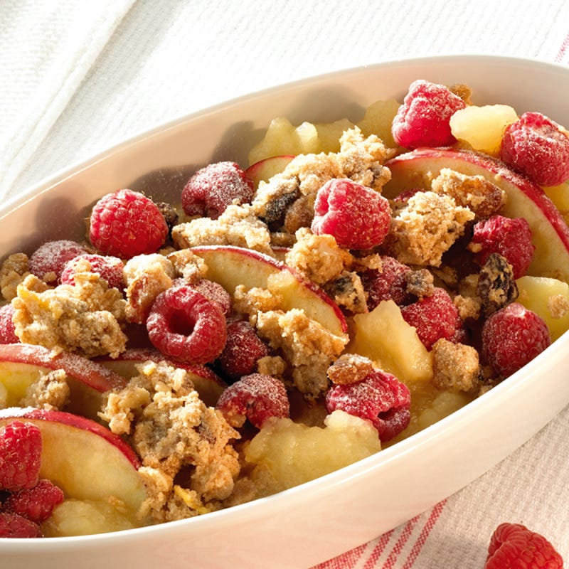 Foto Apfel-Himbeer-Crumble von WW