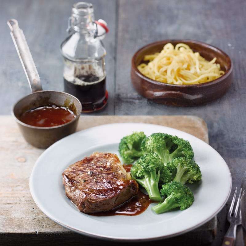 Foto Rumpsteaks mit Biersauce von WW