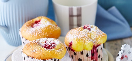 Glutenfreie Himbeermuffins