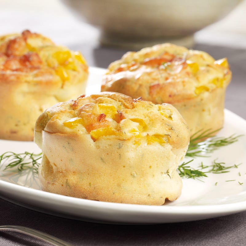 Foto Lachs-Senf-Muffins mit Dill von WW