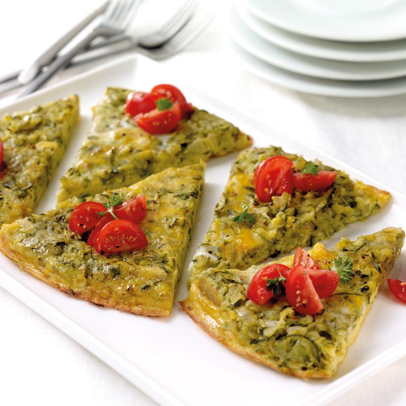 Foto Tortilla mit Zucchini und Tomaten von WW