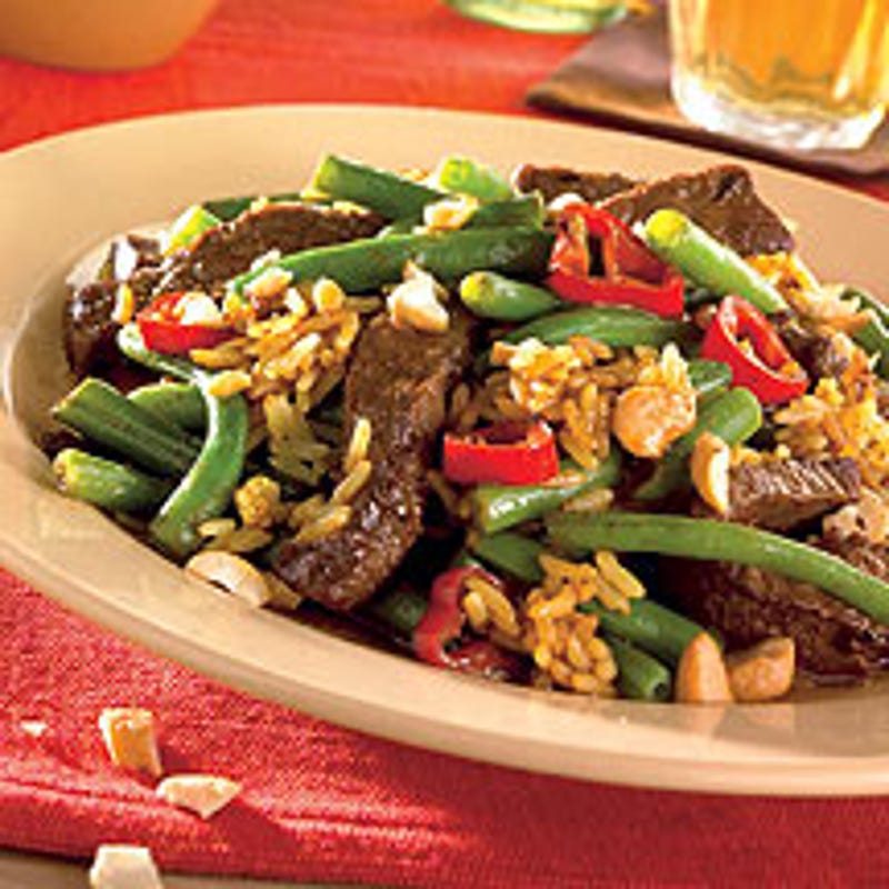 Foto Reispfanne mit Filet und Cashew von WW