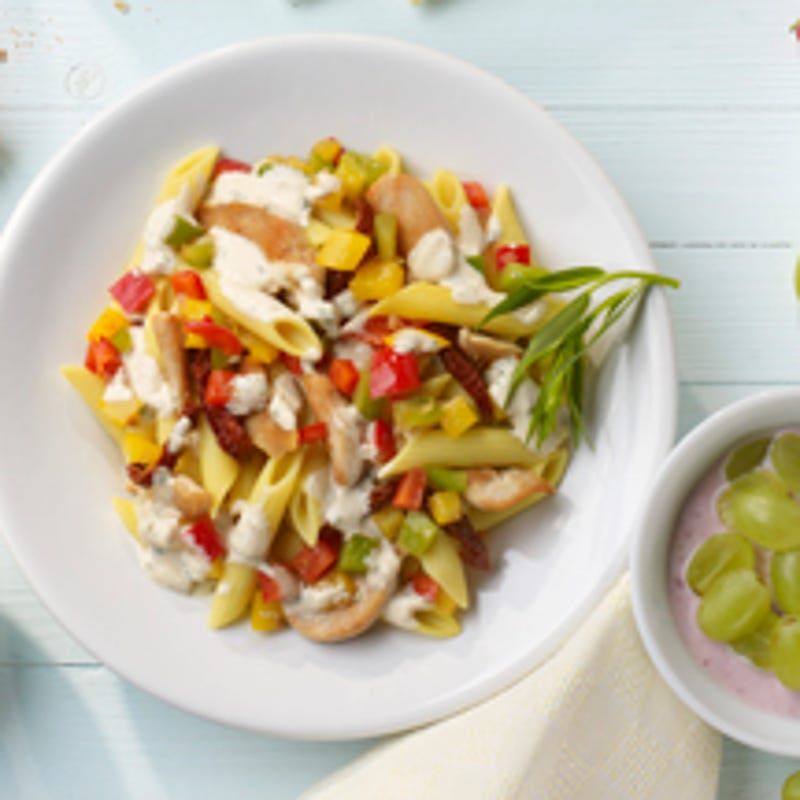 Penne mit Estragon-Hähnchen