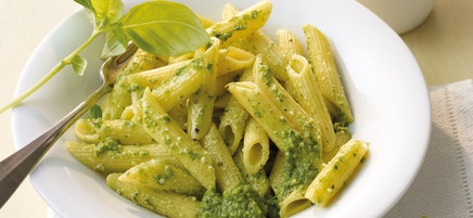 Penne mit frischem Bärlauchpesto