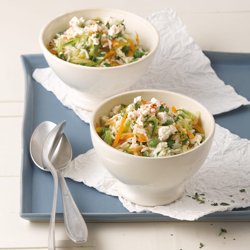 Foto Gemüsereis mit Schafskäse von WW