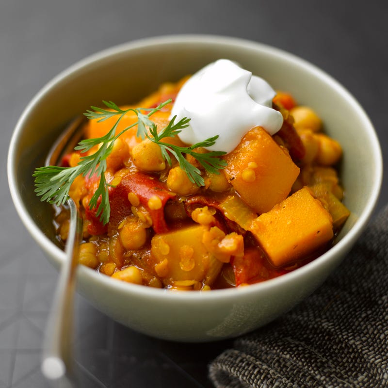 Foto Kichererbsen-Kürbis-Curry von WW