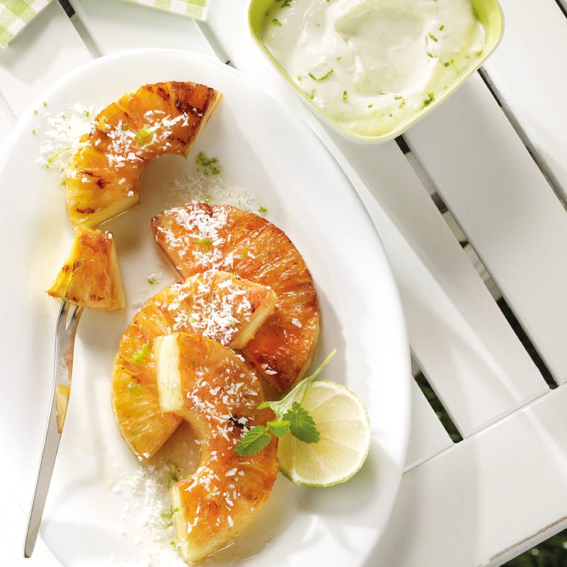 Foto Ananas mit Kokosdip von WW