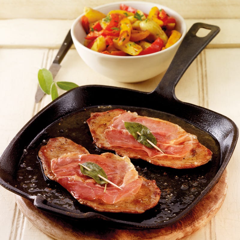 Foto Saltimbocca mit Ofengemüse von WW