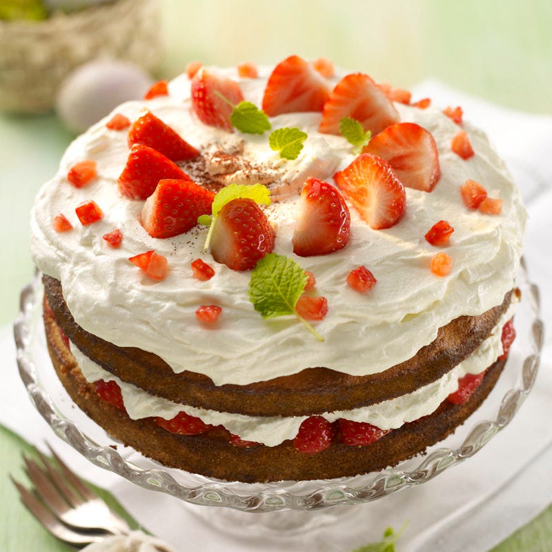 Erdbeer-Frischkäse-Torte