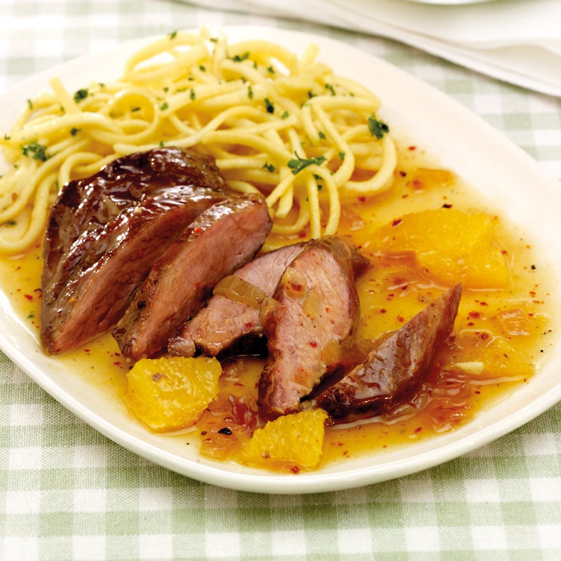 Entenbrustfilets mit Orangensauce Rezept | WW Deutschland Entenbrustfilets mit Orangensauce Rezept | WW Deutschland