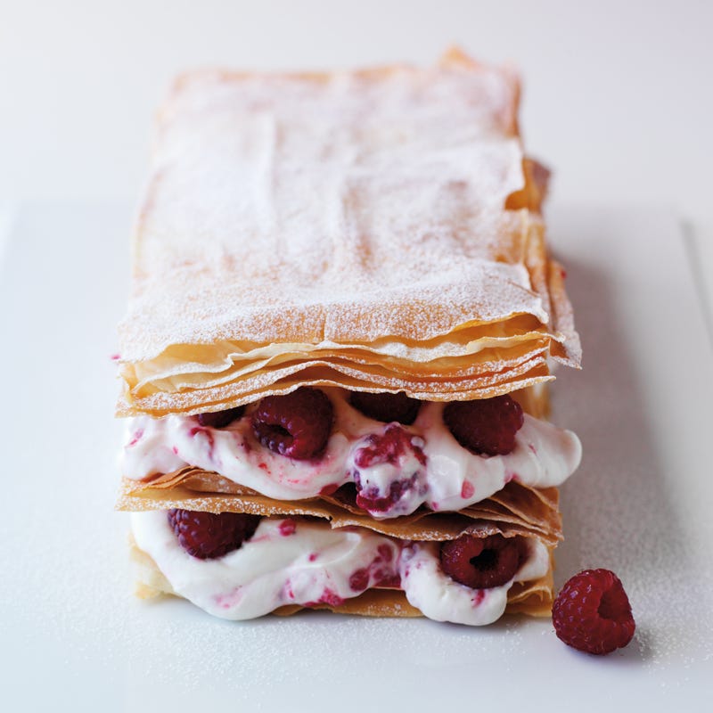 Foto Millefeuille mit Himbeercreme von WW