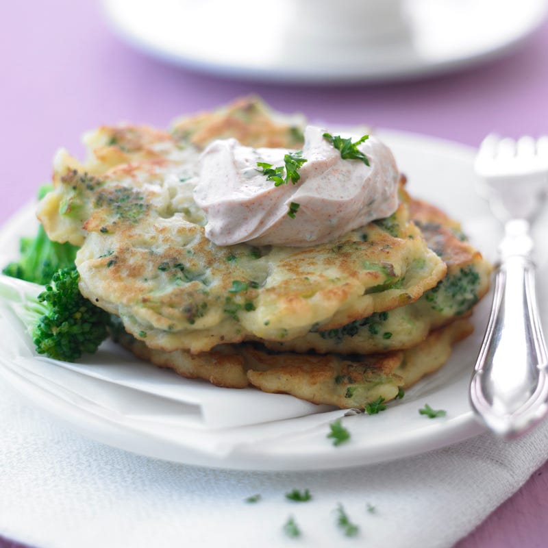 Foto Gemüsebratlinge mit Joghurtdip von WW