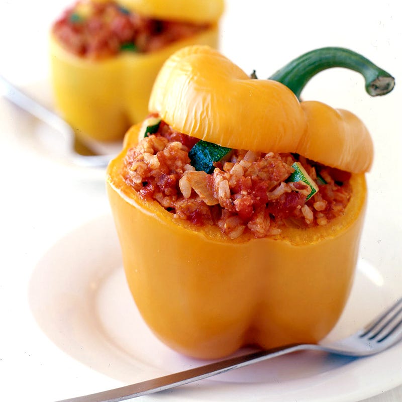 Foto Paprikaschoten gefüllt mit Weizensalat von WW