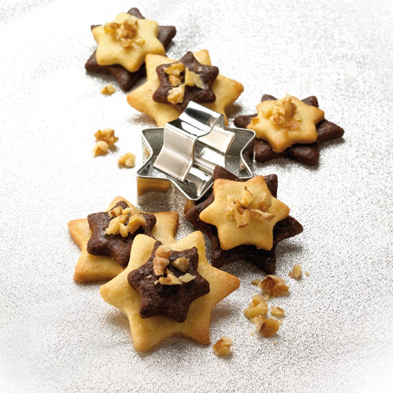 Foto Schwarz-Weiße Walnussterne von WW