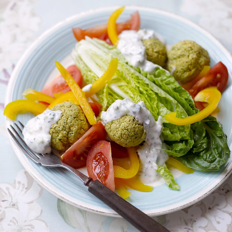 Photo of Falafel salad with tzatziki dressing by WW
