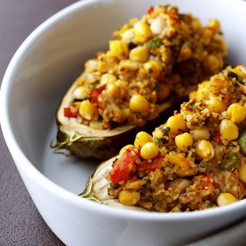 Photo of Moroccan-style stuffed aubergine by WW