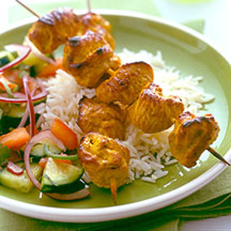 Photo of Turkey Tikka Kebabs by WW
