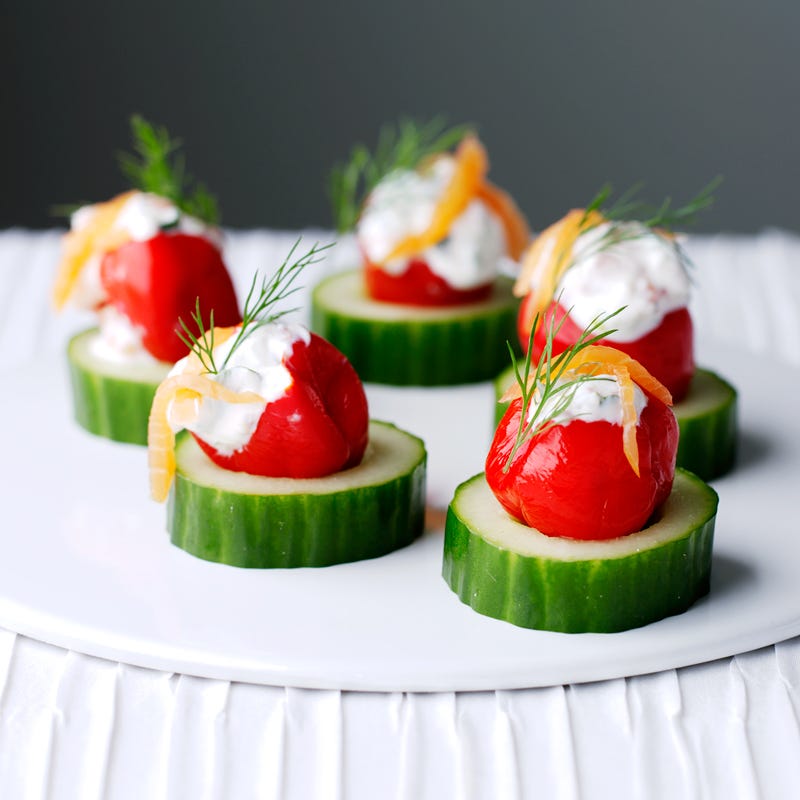 Photo of Soft cheese & salmon canapés by WW