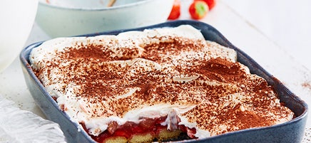 Rhabarber-Erdbeer-Tiramisu