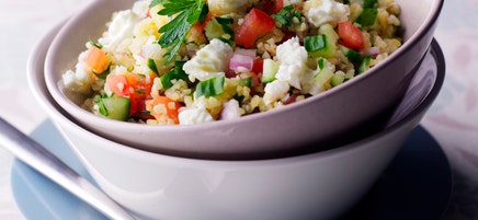 Bulgur-Gemüse-Salat mit Feta