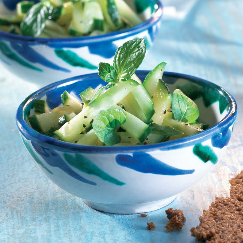 Foto Zucchini-Gurkensalat mit Minze von WW
