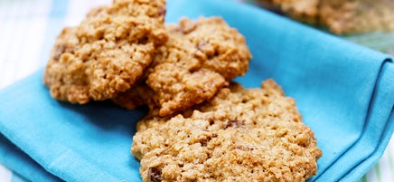 Gluten-free oat & raisin cookies