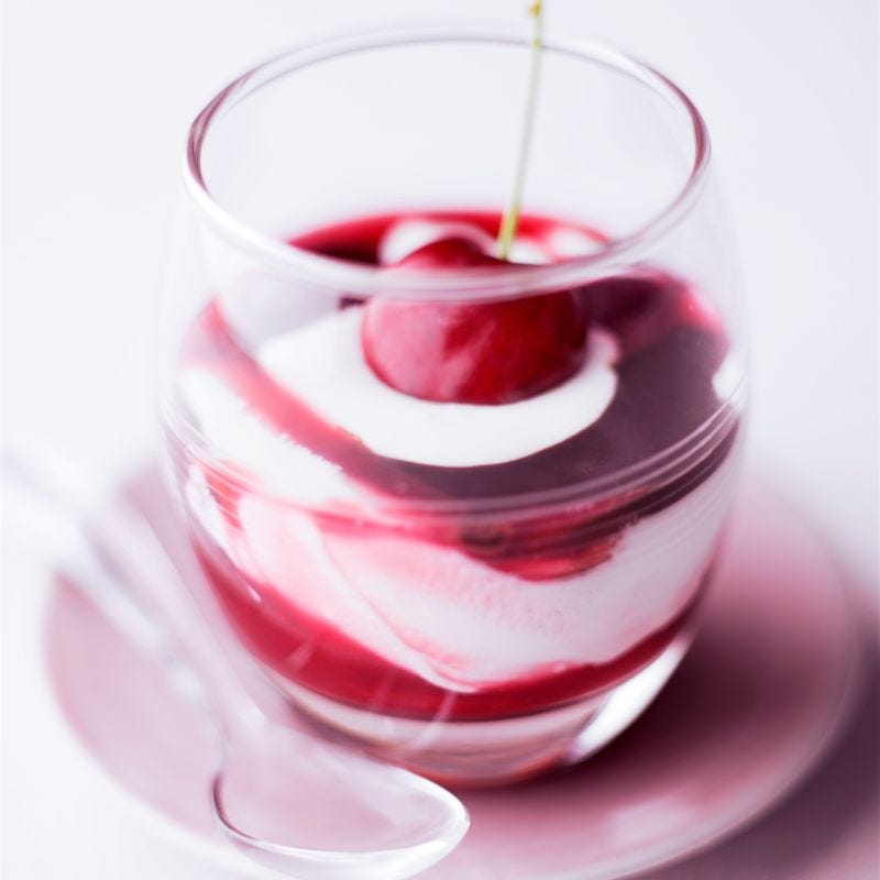 Photo of Cherry & chocolate dessert pot by WW