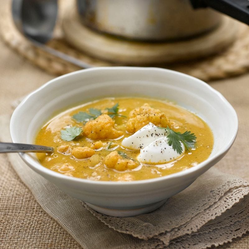 Photo of Cauliflower, cumin & chickpea broth by WW