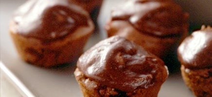 Chocolate cherry cupcake bites
