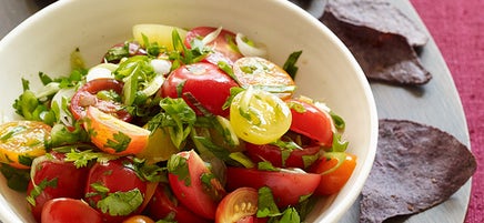 Salsa de tomates cerises fraîches