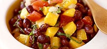 Black Bean, Mango and Tomato Salad