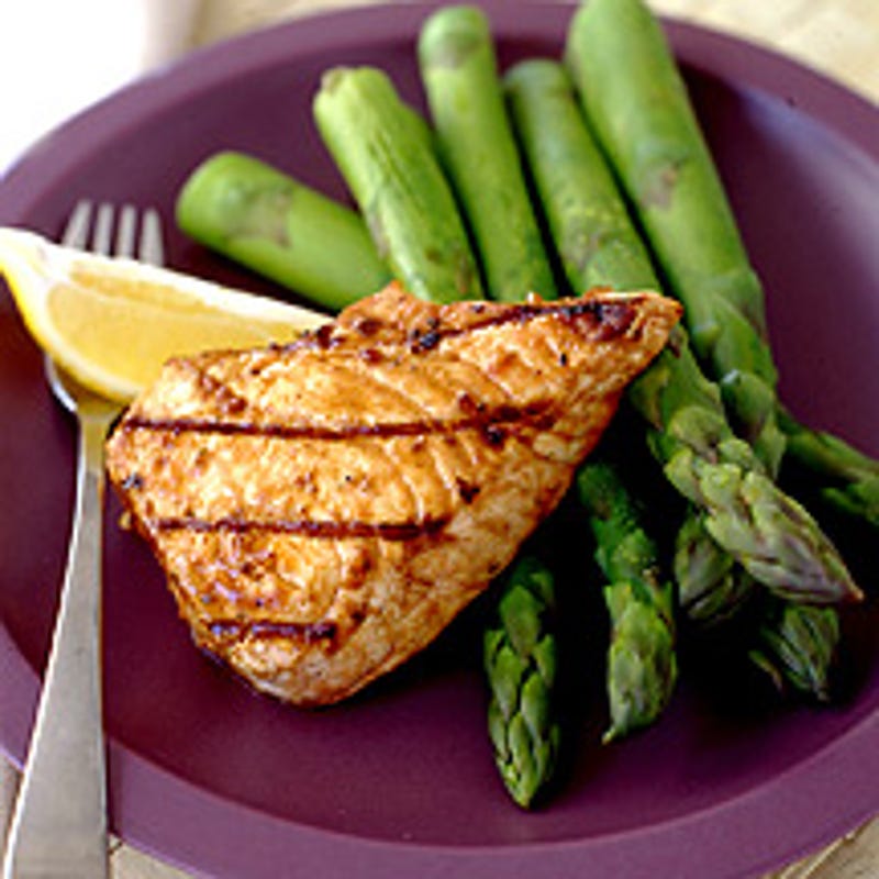 Photo of Grilled Swordfish with Seasoned Asparagus by WW