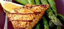 Grilled Swordfish with Seasoned Asparagus