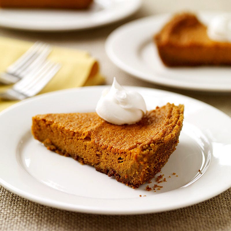 Photo of Pumpkin Pie with Graham Cracker Crust by WW
