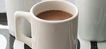 Chocolat chaud à la noix de coco