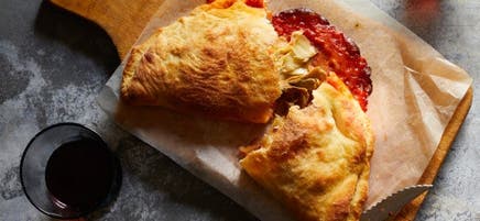 Tomato Artichoke Calzone