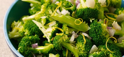 Brocoli aux échalotes et au citron
