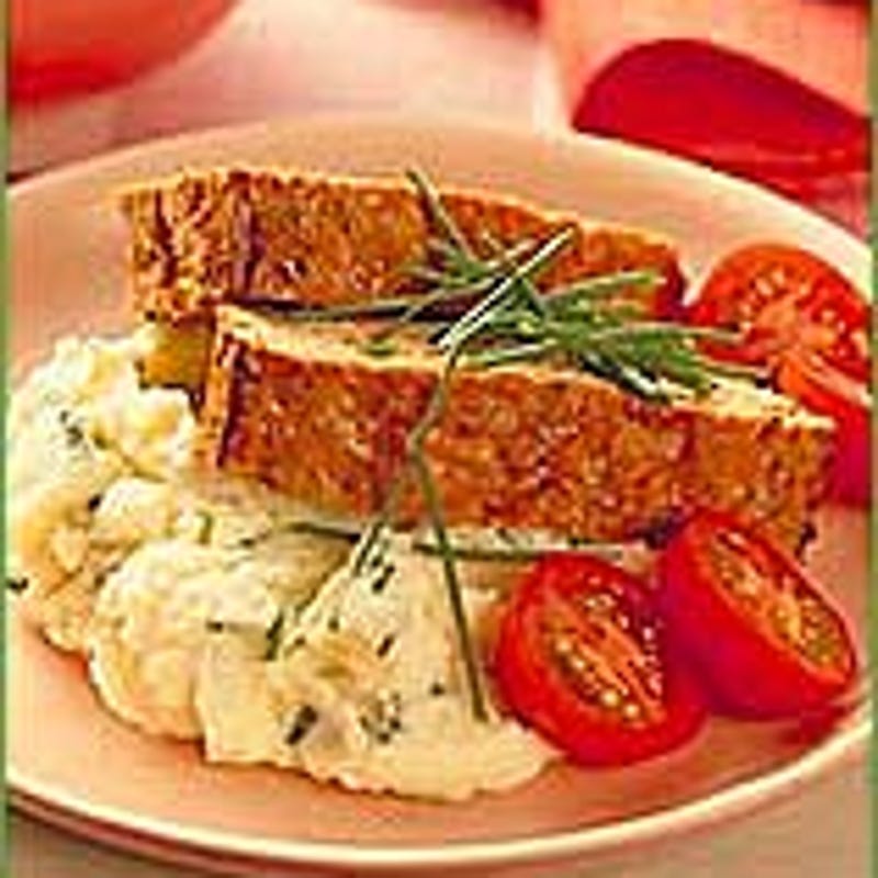 Photo of Meatloaf with Chive Mashed Potatoes by WW