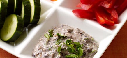 Trempette aux haricots noirs