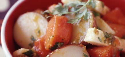 Jicama, Papaya and Potato Salad