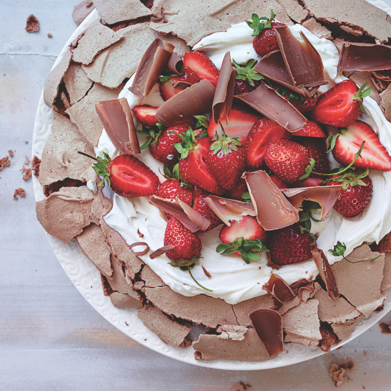 Photo of Chocolate berry pavlova by WW
