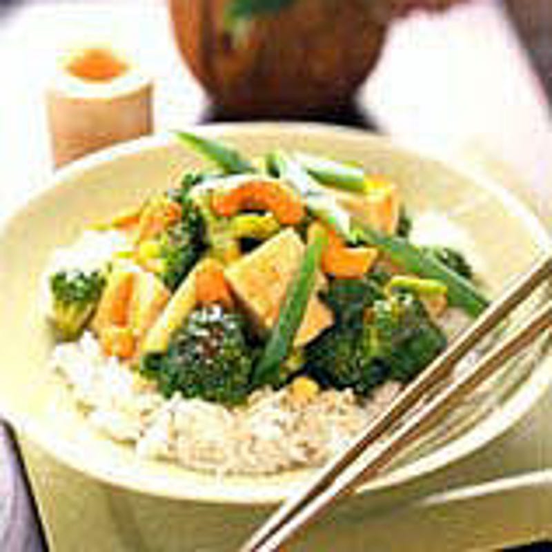 Photo of Spicy Tofu with Broccoli and Cashews by WW