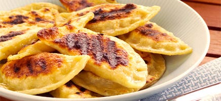 Pierogis au grill