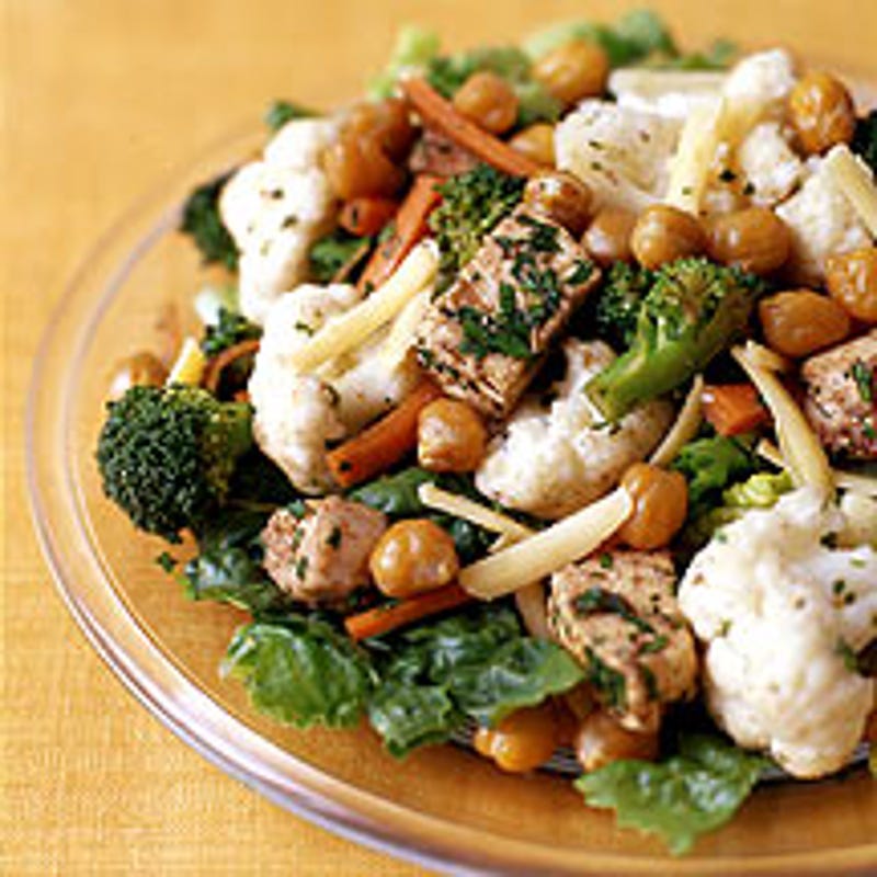 Photo of Everything Salad with Balsamic-Dipped Vegetables and Chickpea Croutons by WW