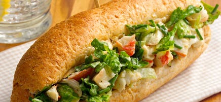 Guédilles au homard de la Nouvelle-Écosse