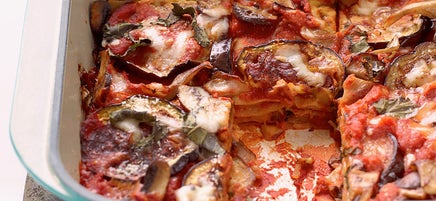 Roasted Eggplant-Mushroom Lasagna