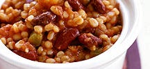 Slow Cooker Red Beans and Barley