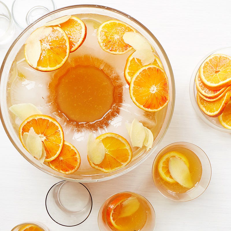 Photo de Punch au gin a saveur de thé, d’agrumes et de gingembre par WW