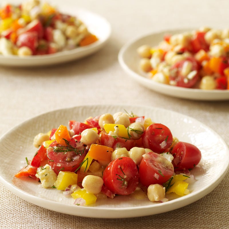 Photo of Chopped Salad with Dill, Feta, and Red Wine Vinaigrette by WW
